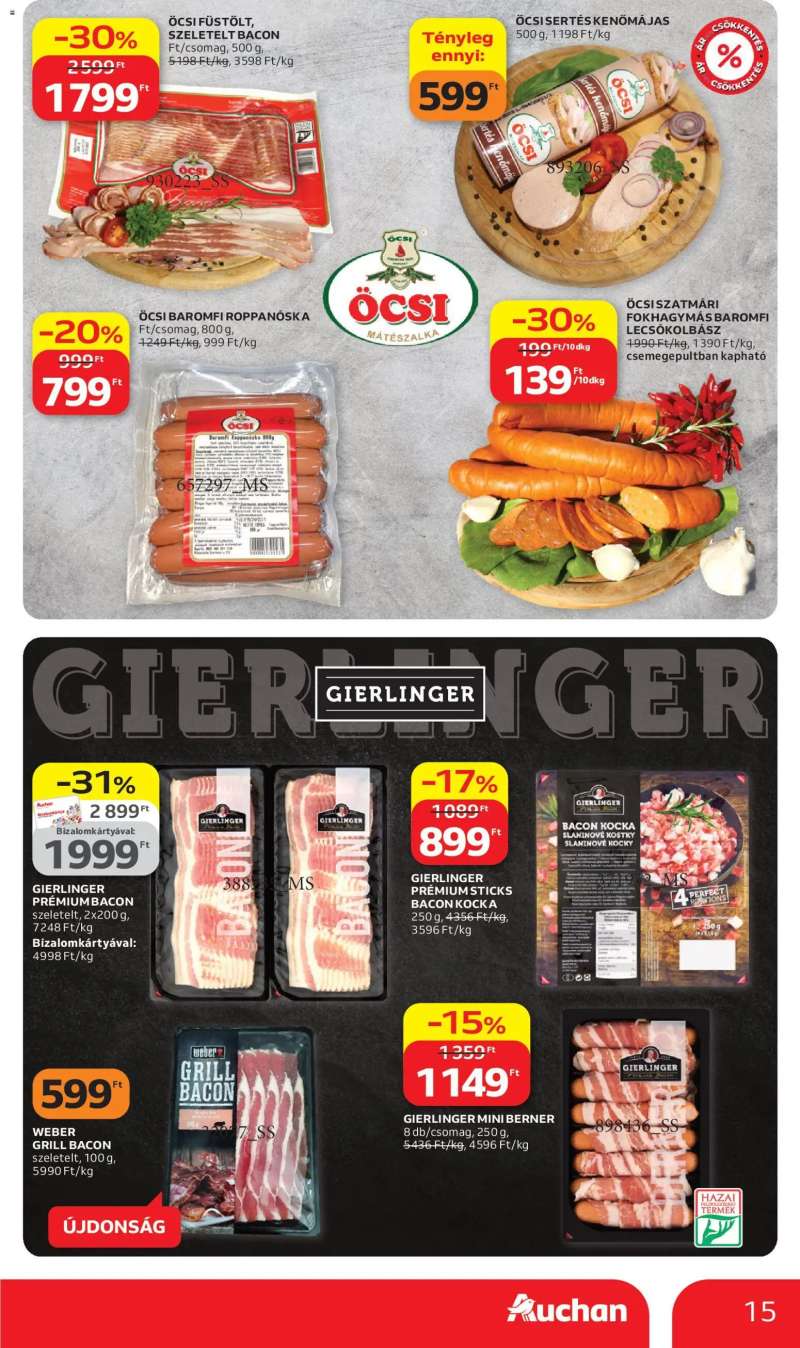 Auchan Auchan akciós újság 15 oldal