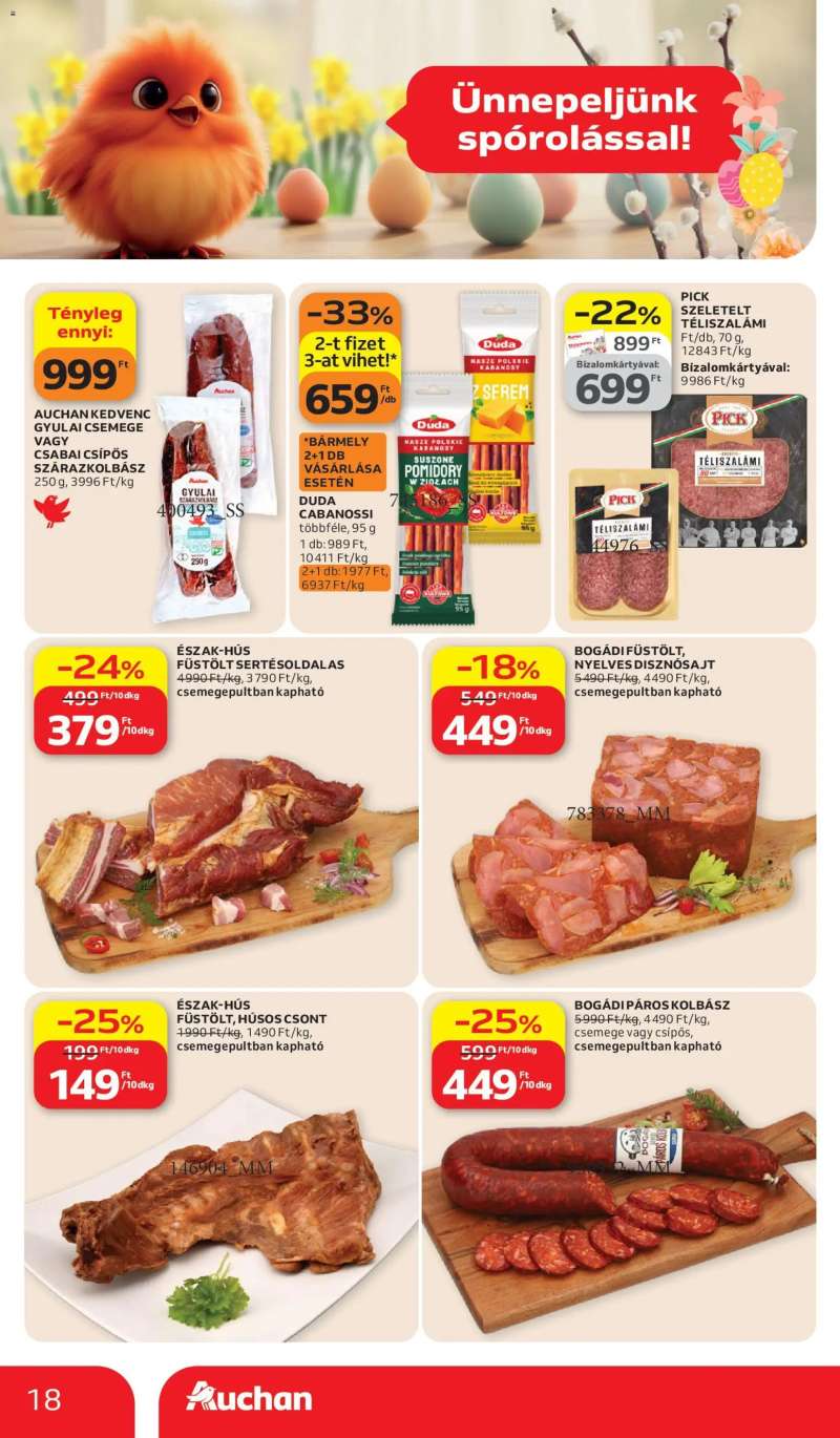 Auchan Auchan akciós újság 18 oldal