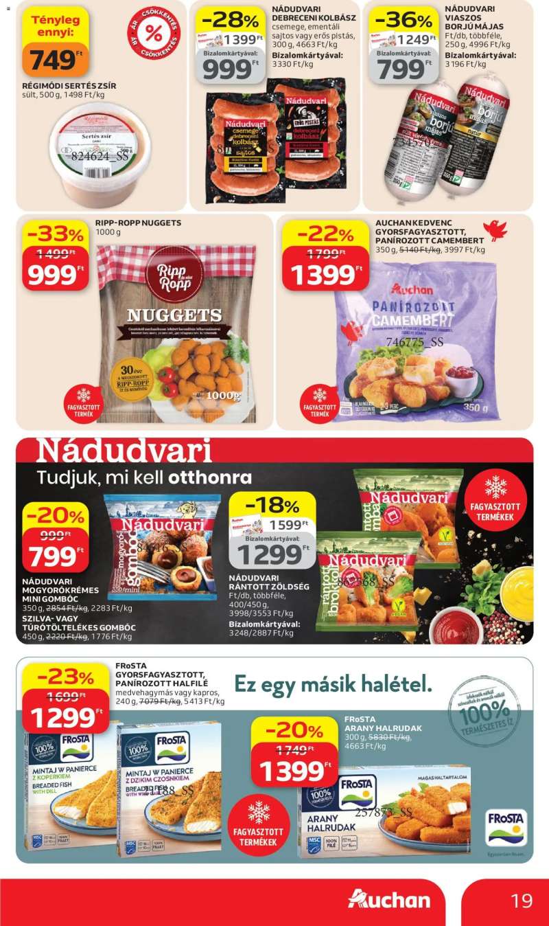 Auchan Auchan akciós újság 19 oldal