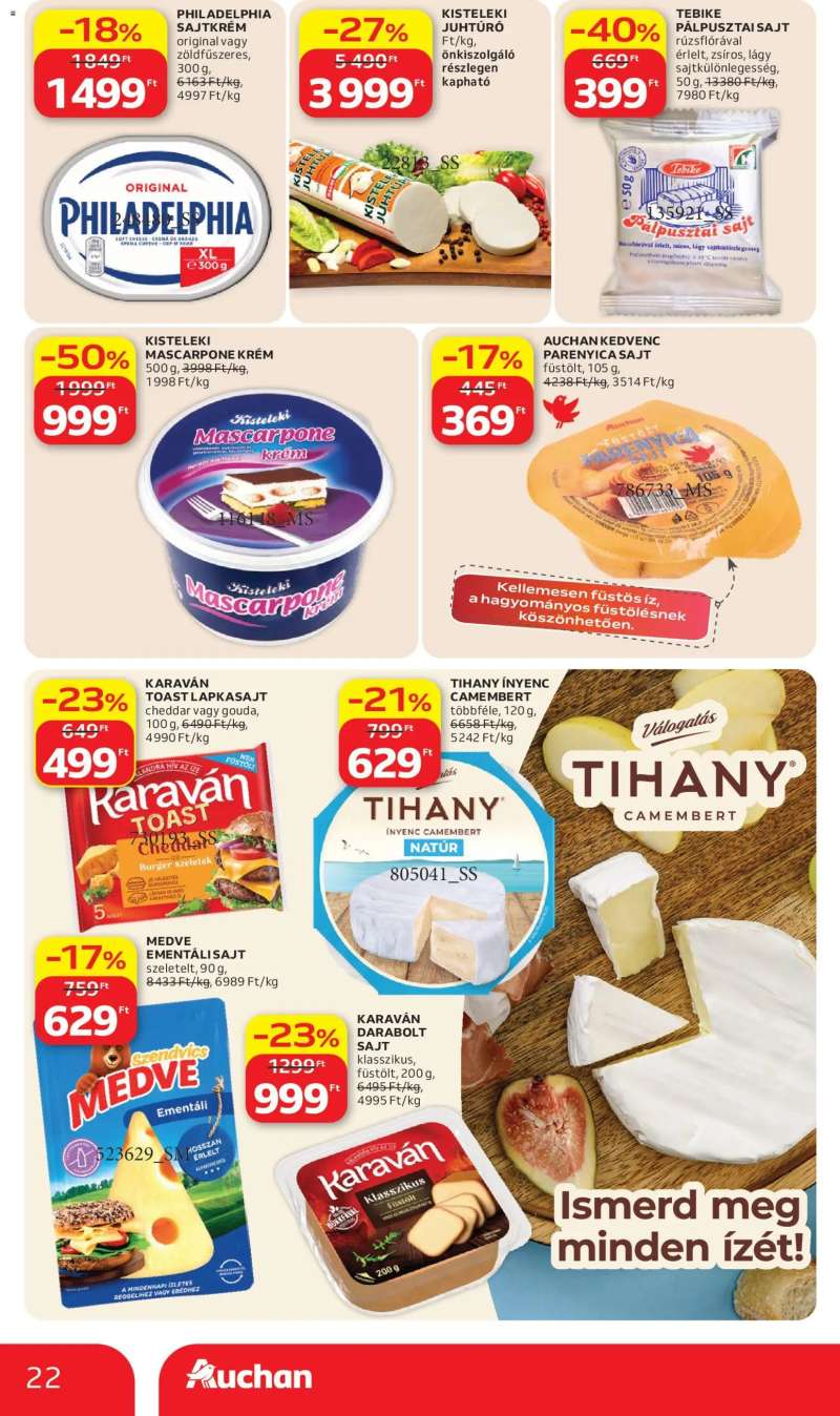 Auchan Auchan akciós újság 22 oldal