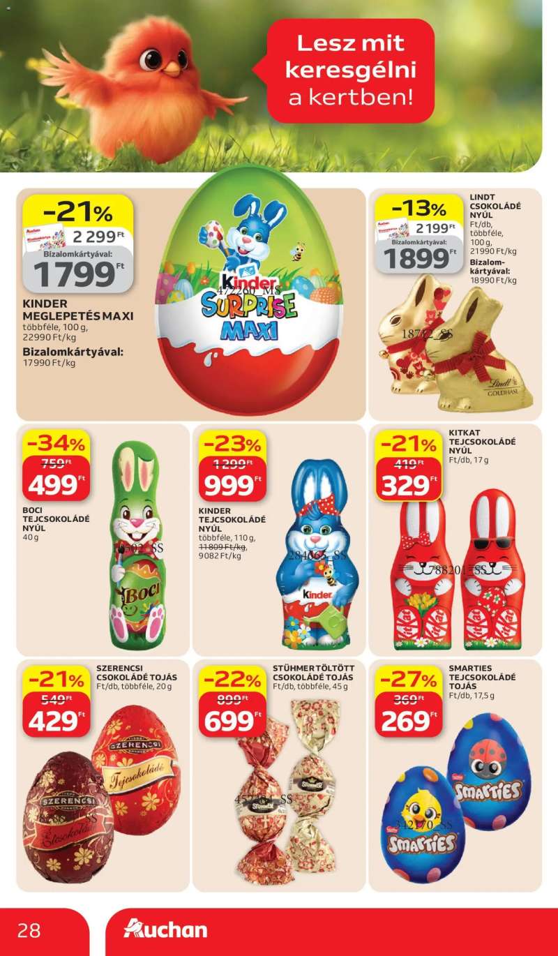 Auchan Auchan akciós újság 28 oldal