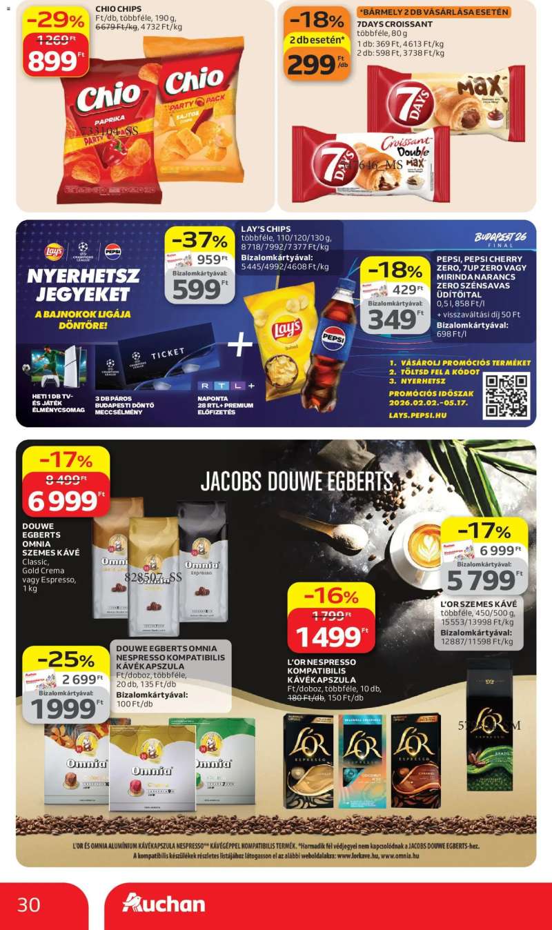 Auchan Auchan akciós újság 30 oldal