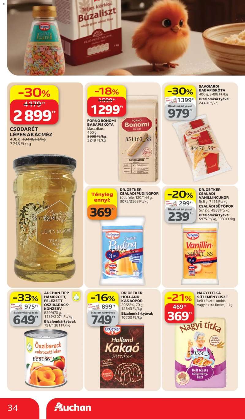 Auchan Auchan akciós újság 34 oldal