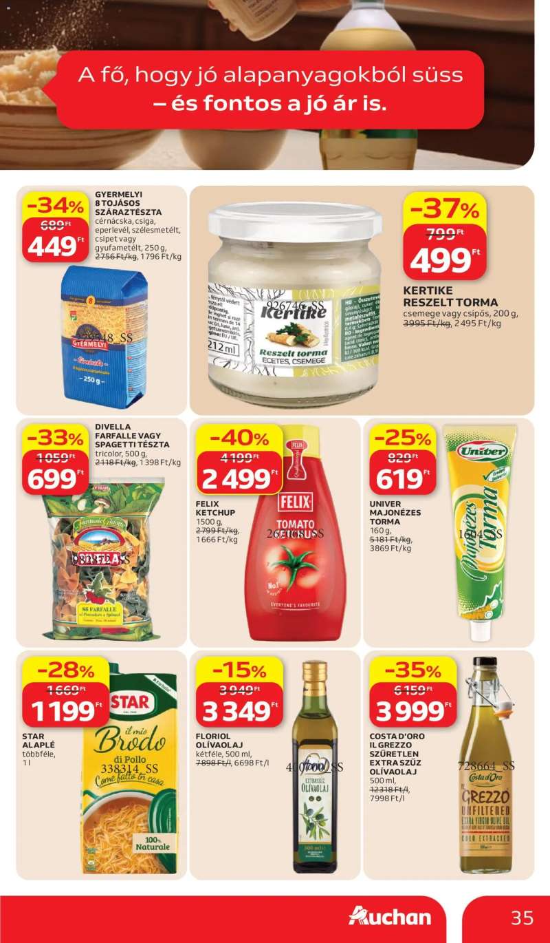 Auchan Auchan akciós újság 35 oldal