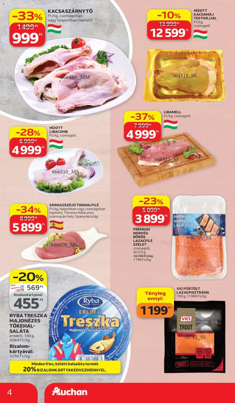 Auchan Auchan akciós újság 4 oldal