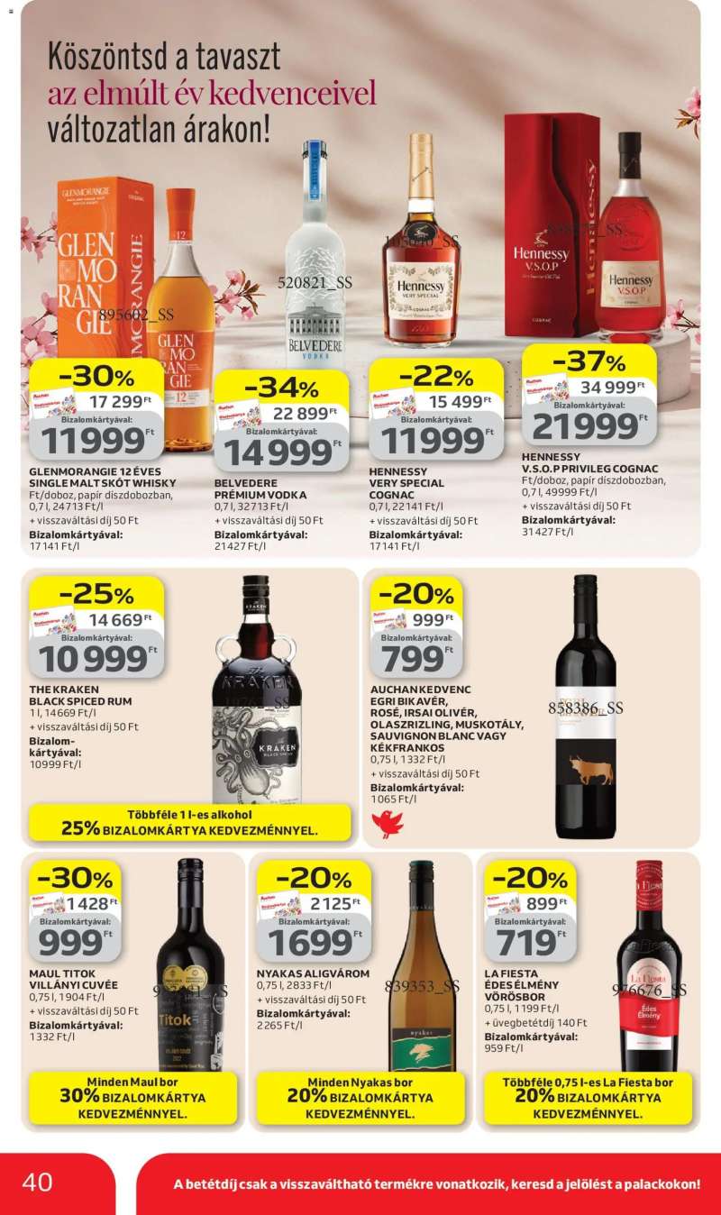 Auchan Auchan akciós újság 40 oldal