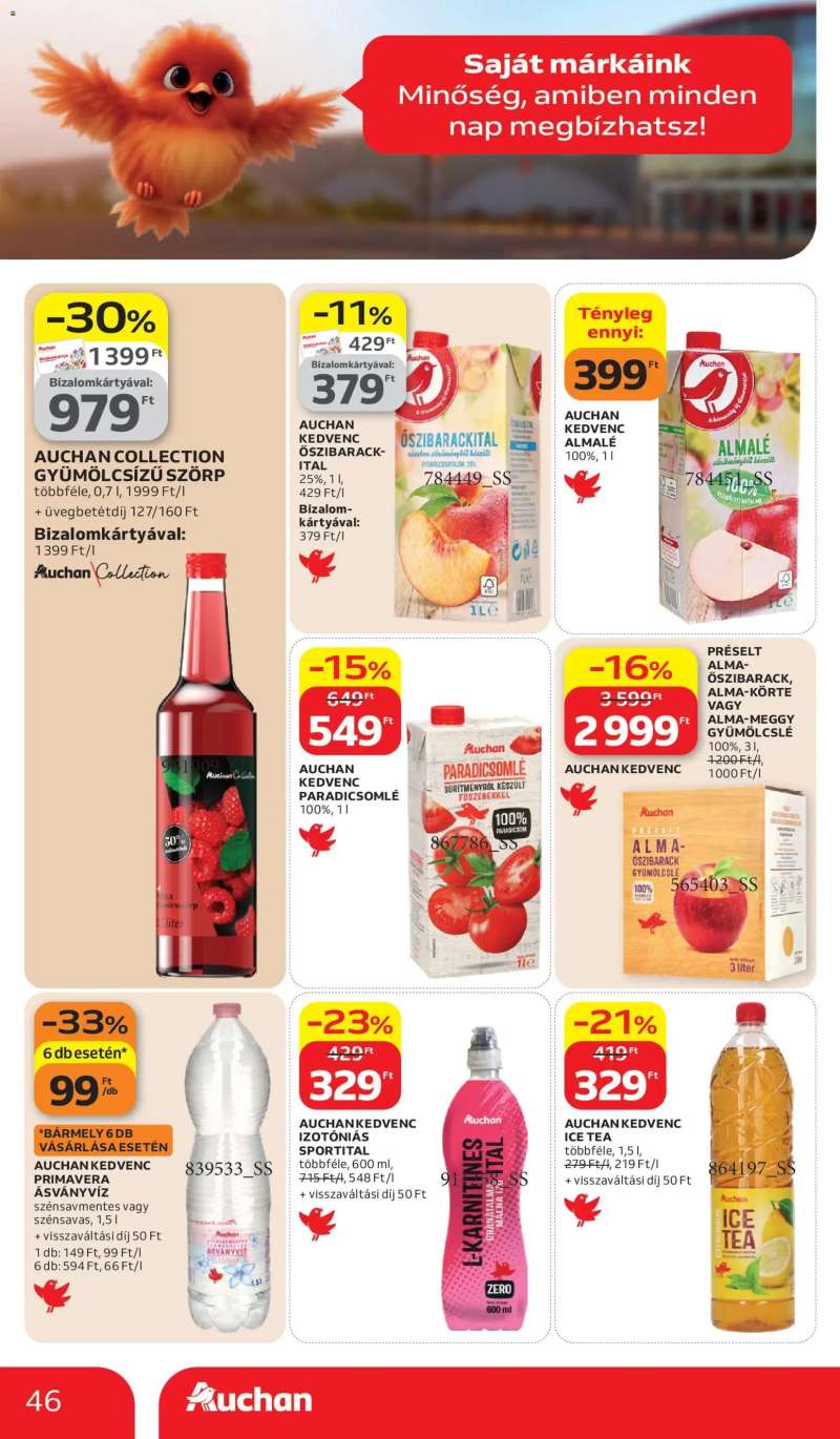 Auchan Auchan akciós újság 46 oldal