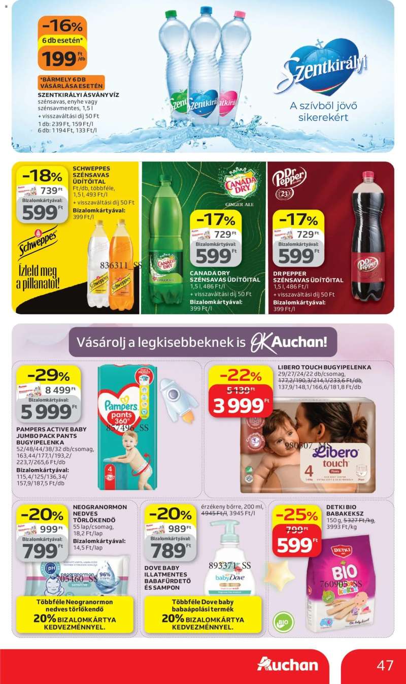 Auchan Auchan akciós újság 47 oldal
