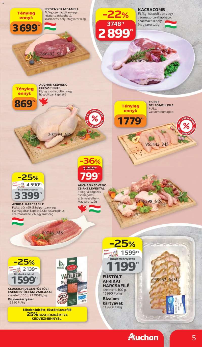 Auchan Auchan akciós újság 5 oldal
