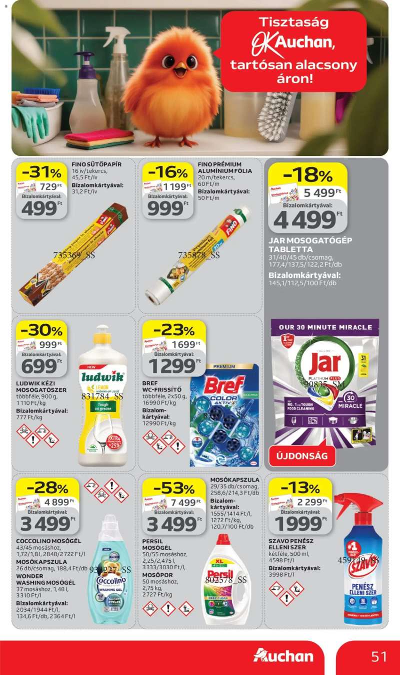 Auchan Auchan akciós újság 51 oldal