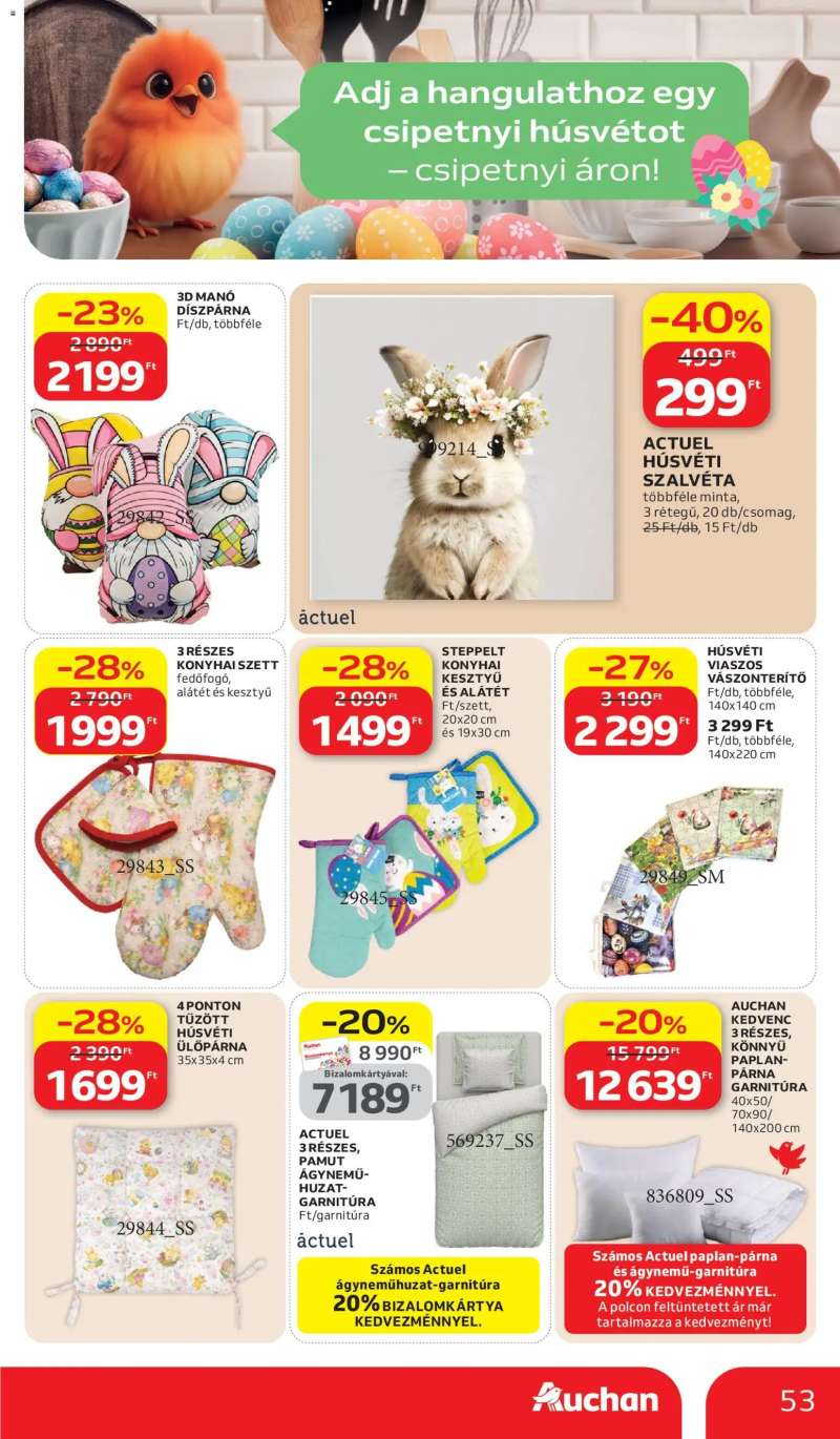 Auchan Auchan akciós újság 53 oldal