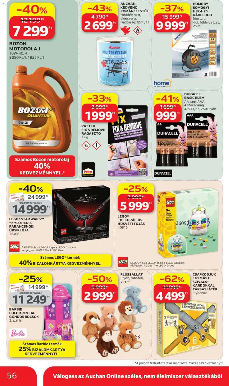 Auchan Auchan akciós újság 56 oldal