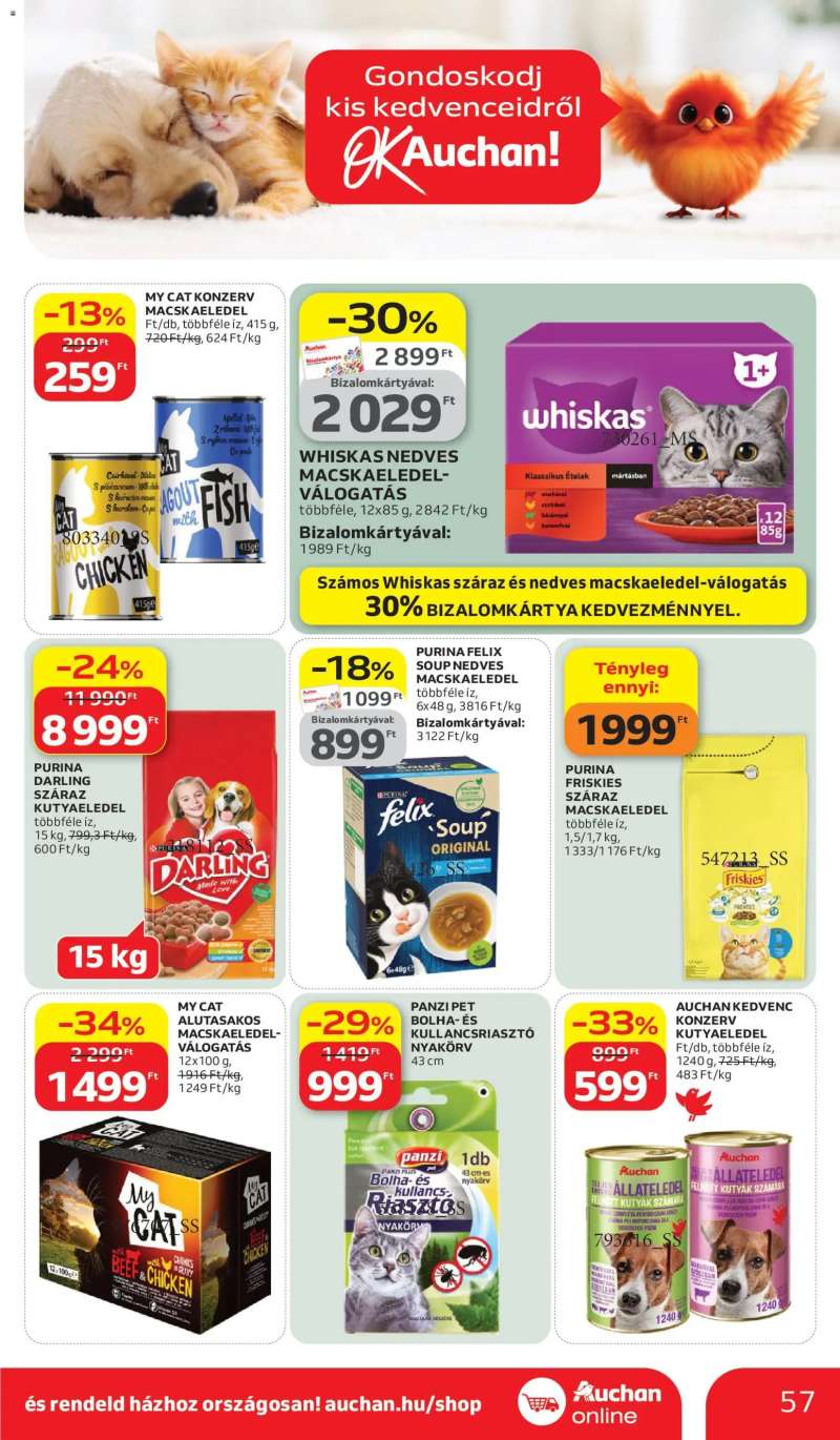 Auchan Auchan akciós újság 57 oldal