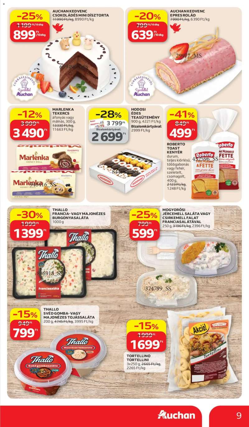 Auchan Auchan akciós újság 9 oldal