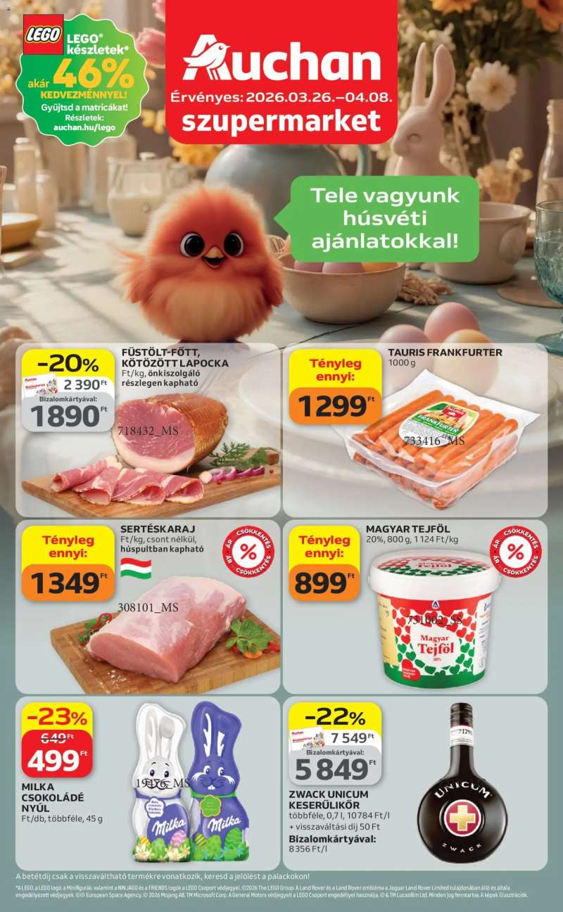 Auchan Auchan Szupermarket akciós újság 1 oldal