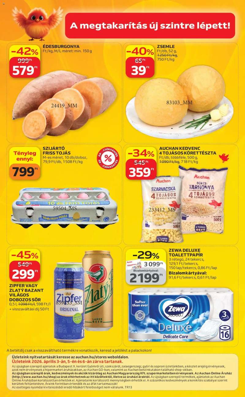 Auchan Auchan Szupermarket akciós újság 16 oldal