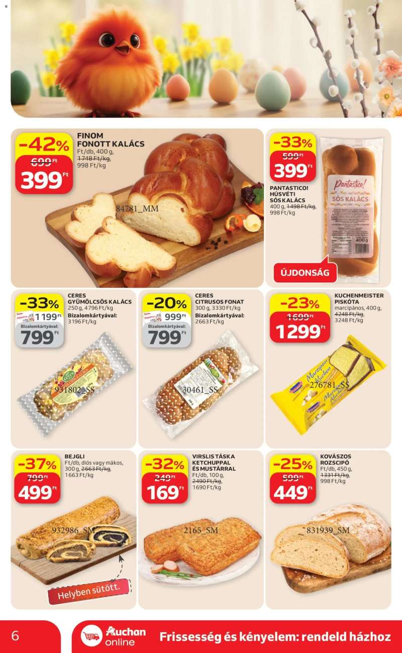 Auchan Auchan Szupermarket akciós újság 6 oldal
