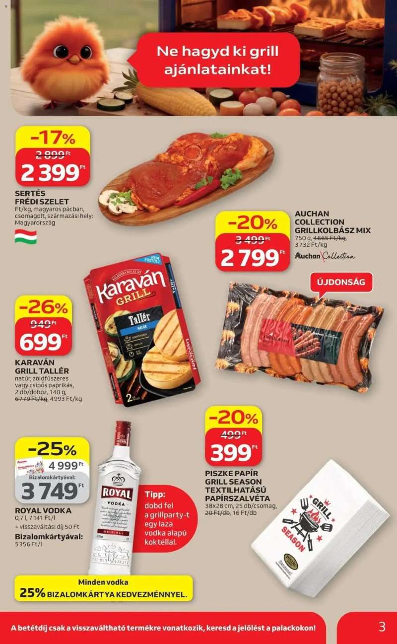 Auchan Auchan akciós újság Debrecen 3 oldal
