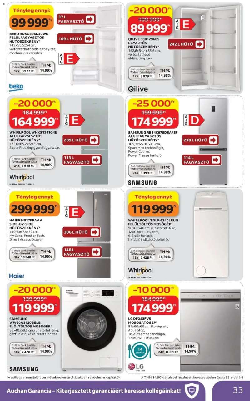 Auchan Auchan akciós újság Debrecen 33 oldal