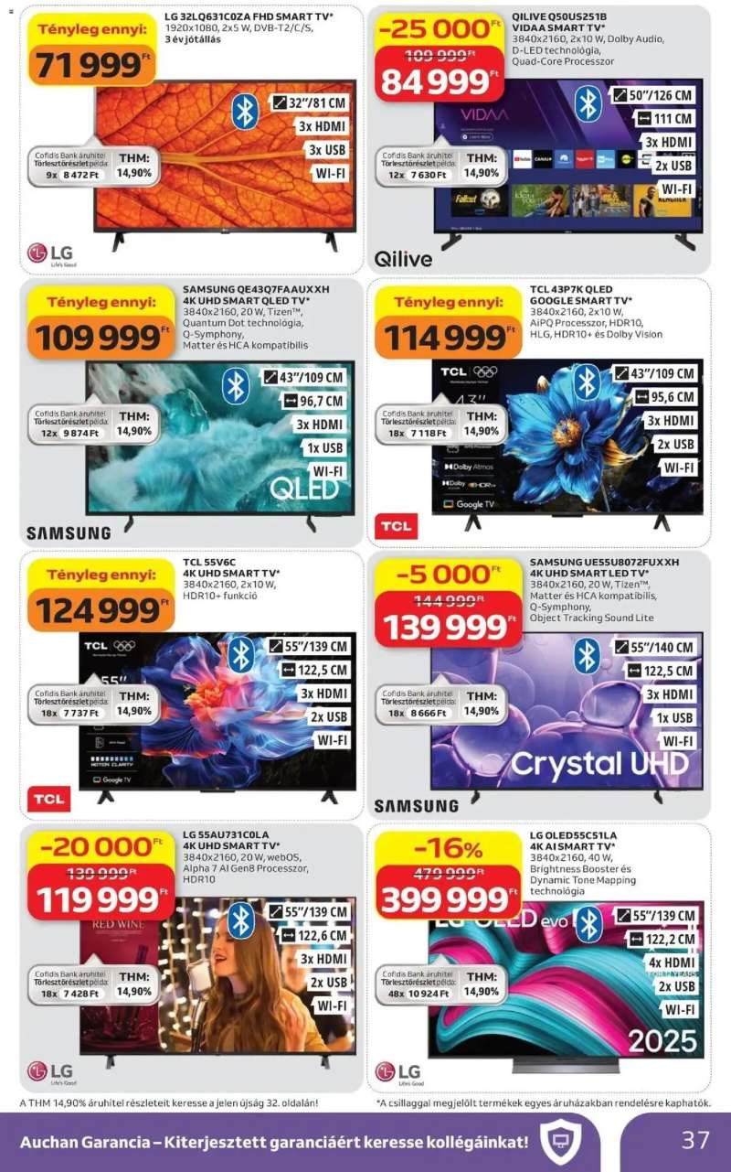 Auchan Auchan akciós újság Fót 37 oldal