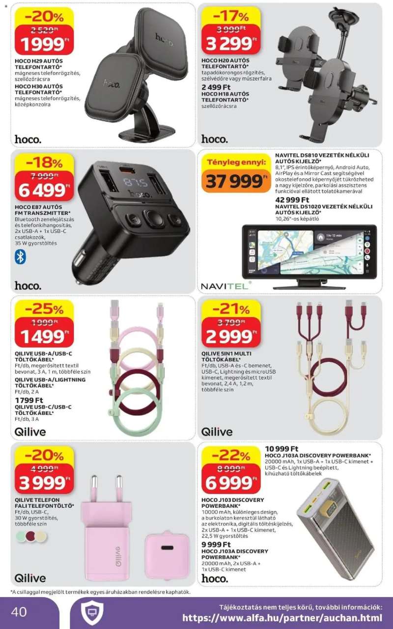 Auchan Auchan akciós újság Fót 40 oldal