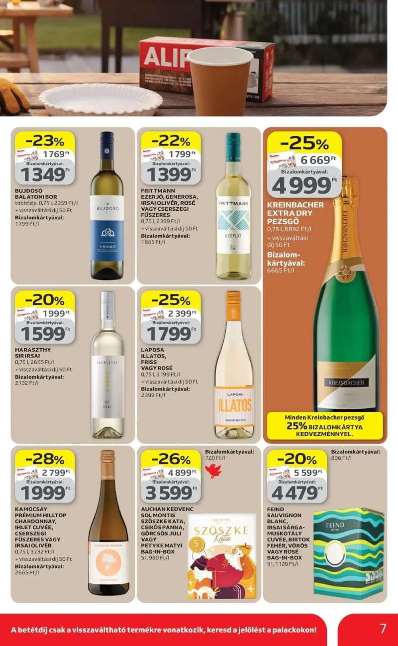 Auchan Auchan akciós újság Fót 7 oldal