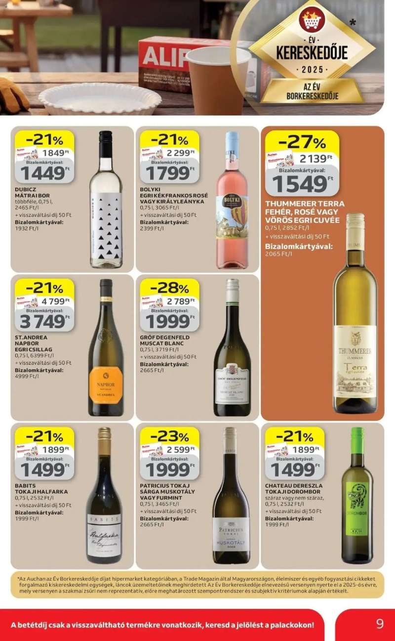 Auchan Auchan akciós újság Fót 9 oldal