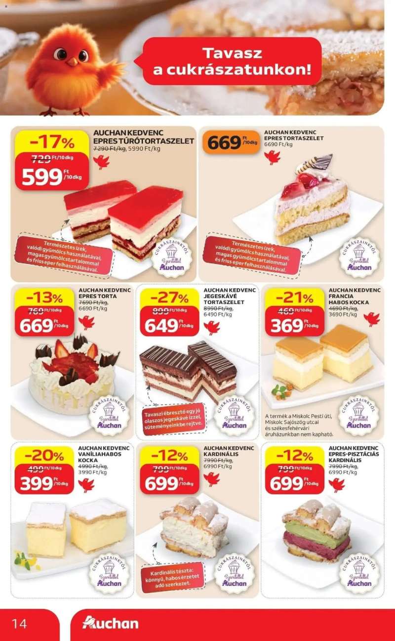 Auchan Auchan akciós újság Kecskemét 14 oldal