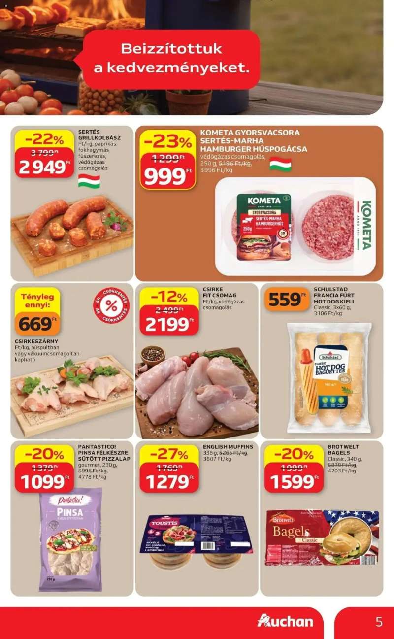 Auchan Auchan akciós újság Kecskemét 5 oldal