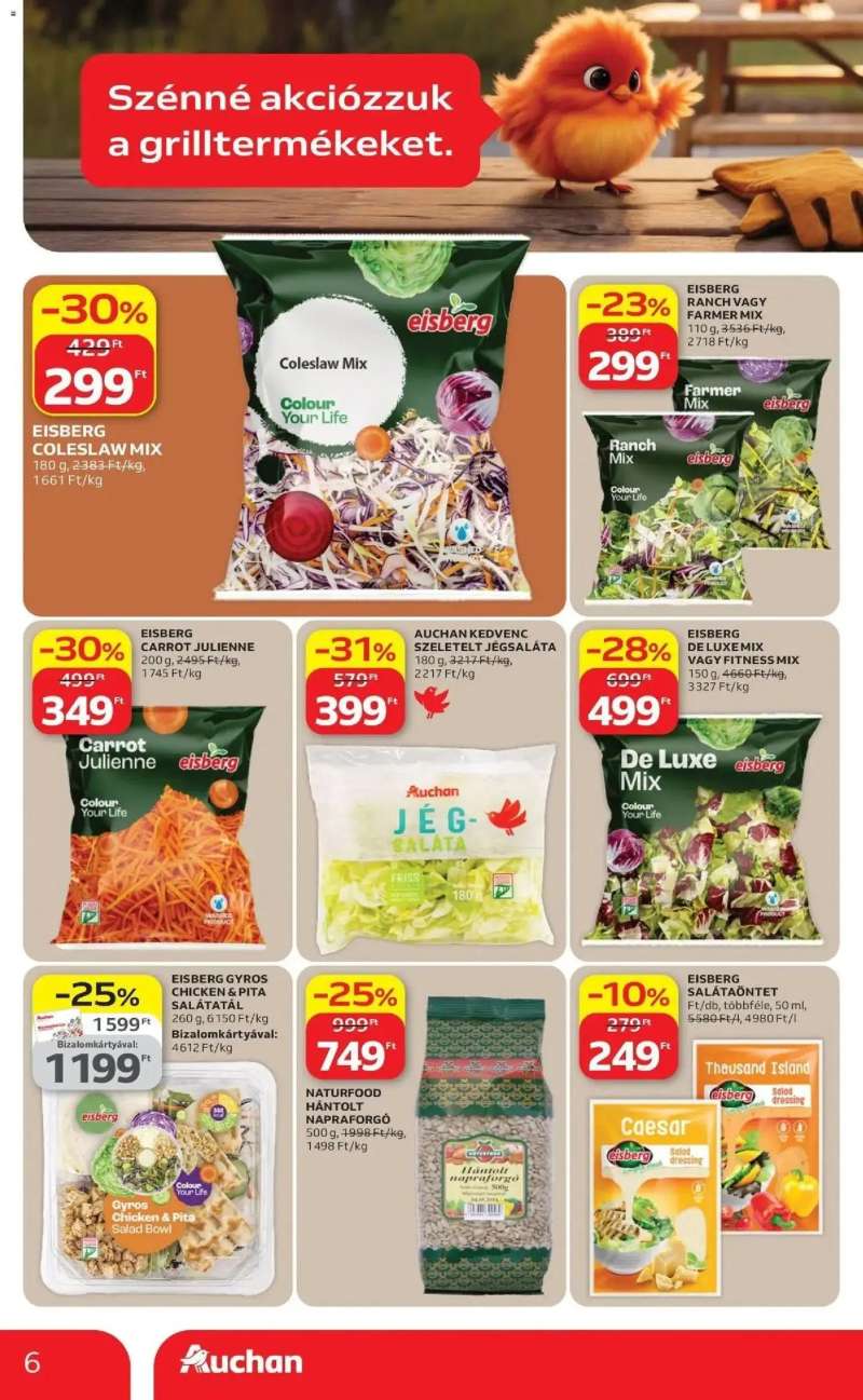 Auchan Auchan akciós újság Miskolc 6 oldal