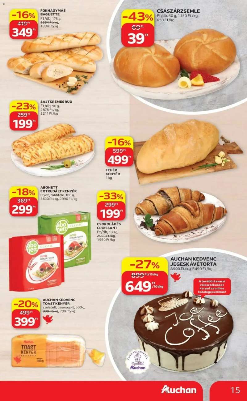 Auchan Auchan akciós újság Szeged 15 oldal