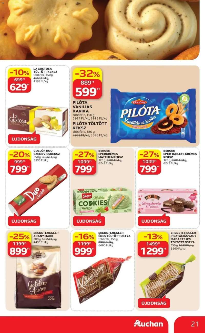 Auchan Auchan akciós újság Székesfehérvár 21 oldal