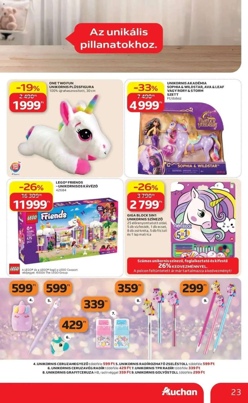 Auchan Auchan akciós újság Szolnok 23 oldal