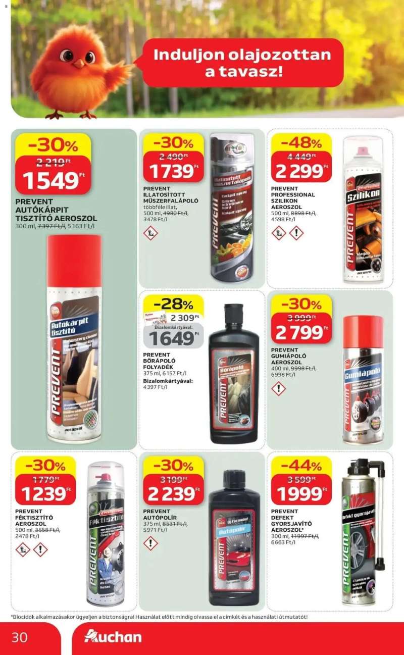 Auchan Auchan akciós újság Szolnok 30 oldal