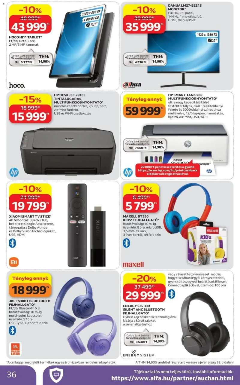 Auchan Auchan akciós újság Szolnok 36 oldal