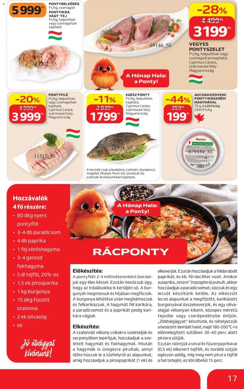 Auchan Auchan akciós újság 17 oldal