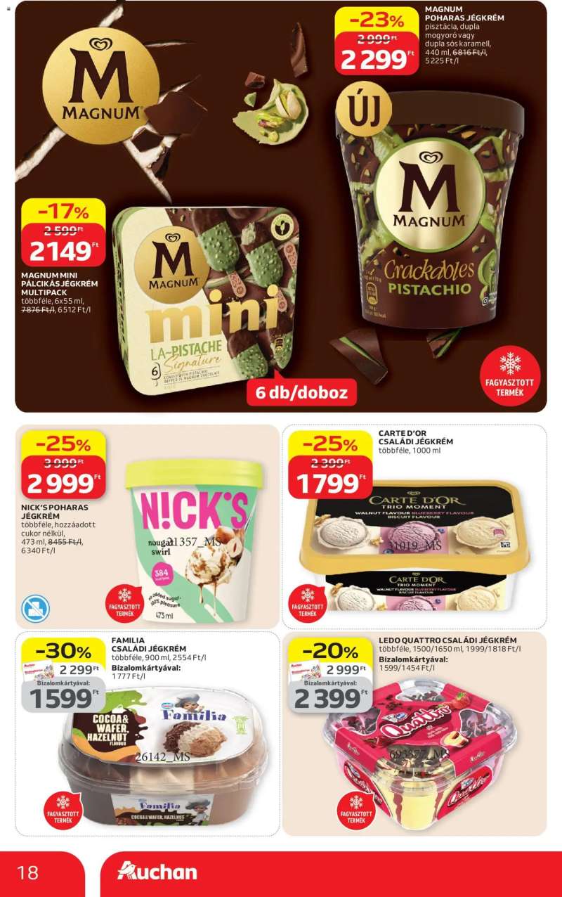 Auchan Auchan akciós újság 18 oldal