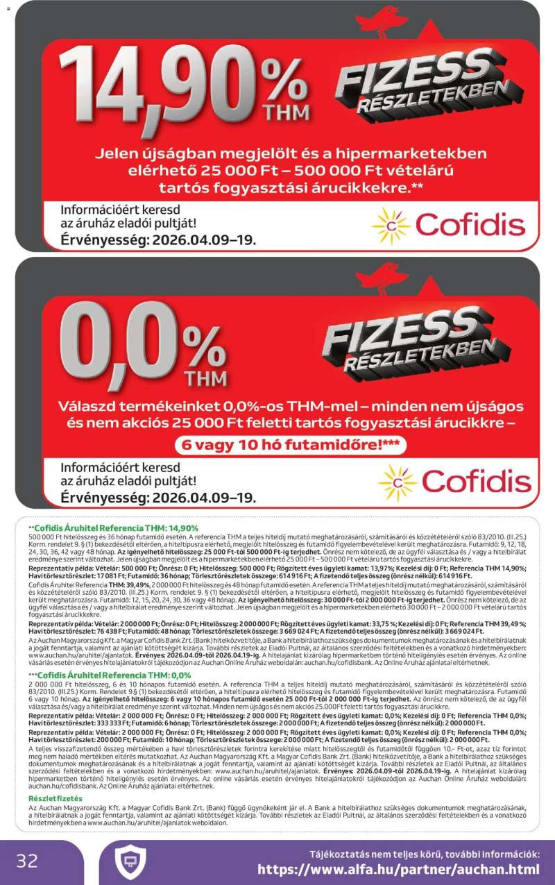 Auchan Auchan akciós újság 32 oldal