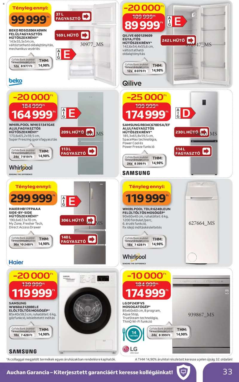 Auchan Auchan akciós újság 33 oldal
