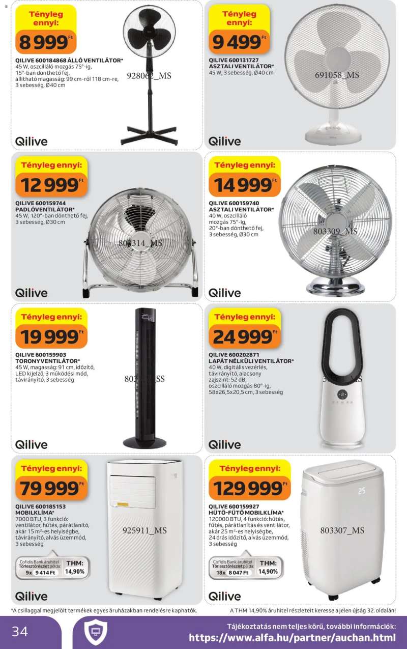 Auchan Auchan akciós újság 34 oldal