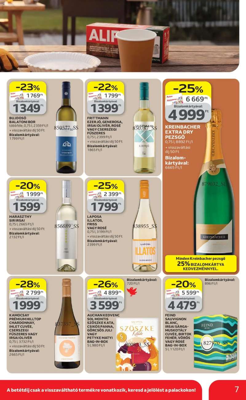 Auchan Auchan akciós újság 7 oldal