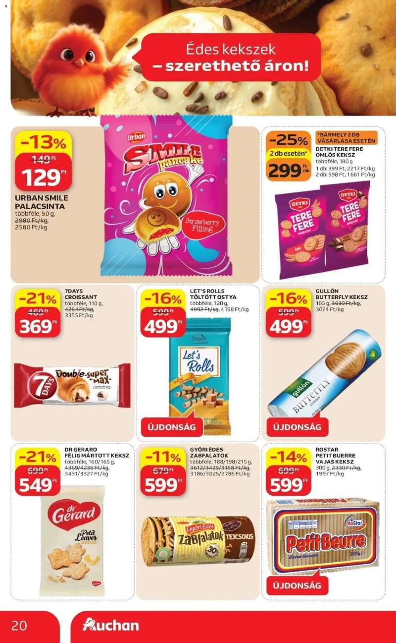Auchan Auchan akciós újság Budapest 20 oldal