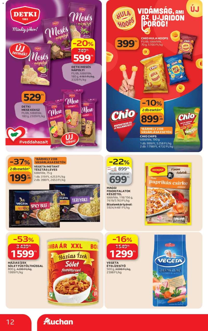 Auchan Auchan Kedvenc Márkáink 12 oldal