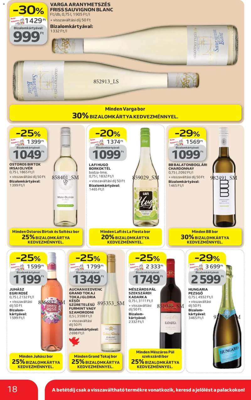Auchan Auchan Kedvenc Márkáink 18 oldal