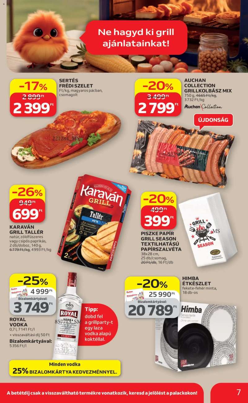 Auchan Auchan Szupermarket akciós újság 7 oldal