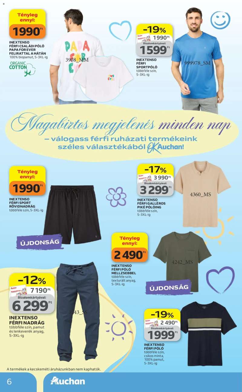 Auchan Auchan Tavaszi Textil ajánlataink 6 oldal