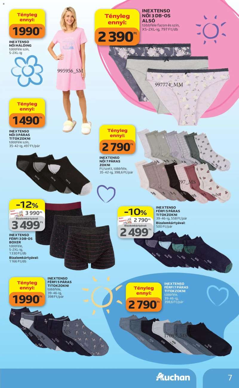 Auchan Auchan Tavaszi Textil ajánlataink 7 oldal