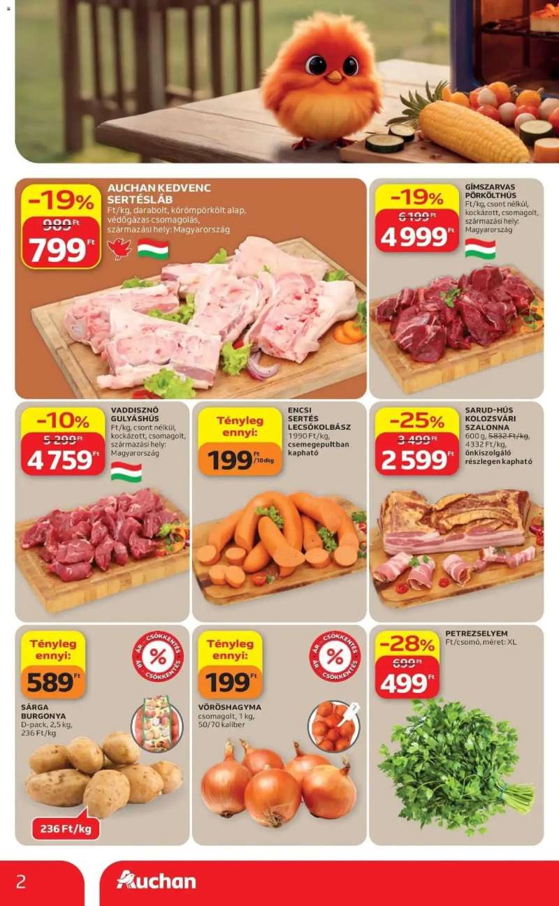 Auchan Auchan akciós újság Debrecen 2 oldal
