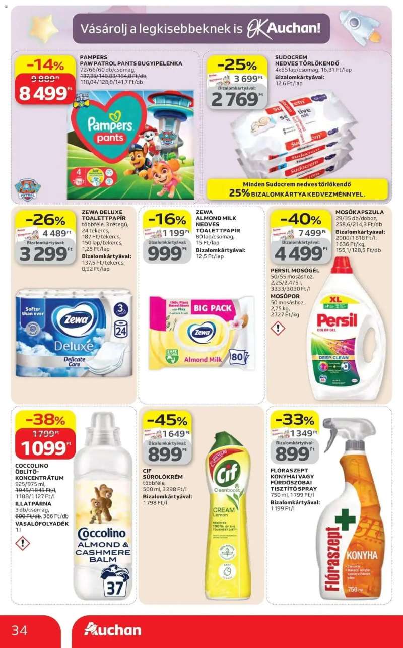 Auchan Auchan akciós újság Debrecen 34 oldal
