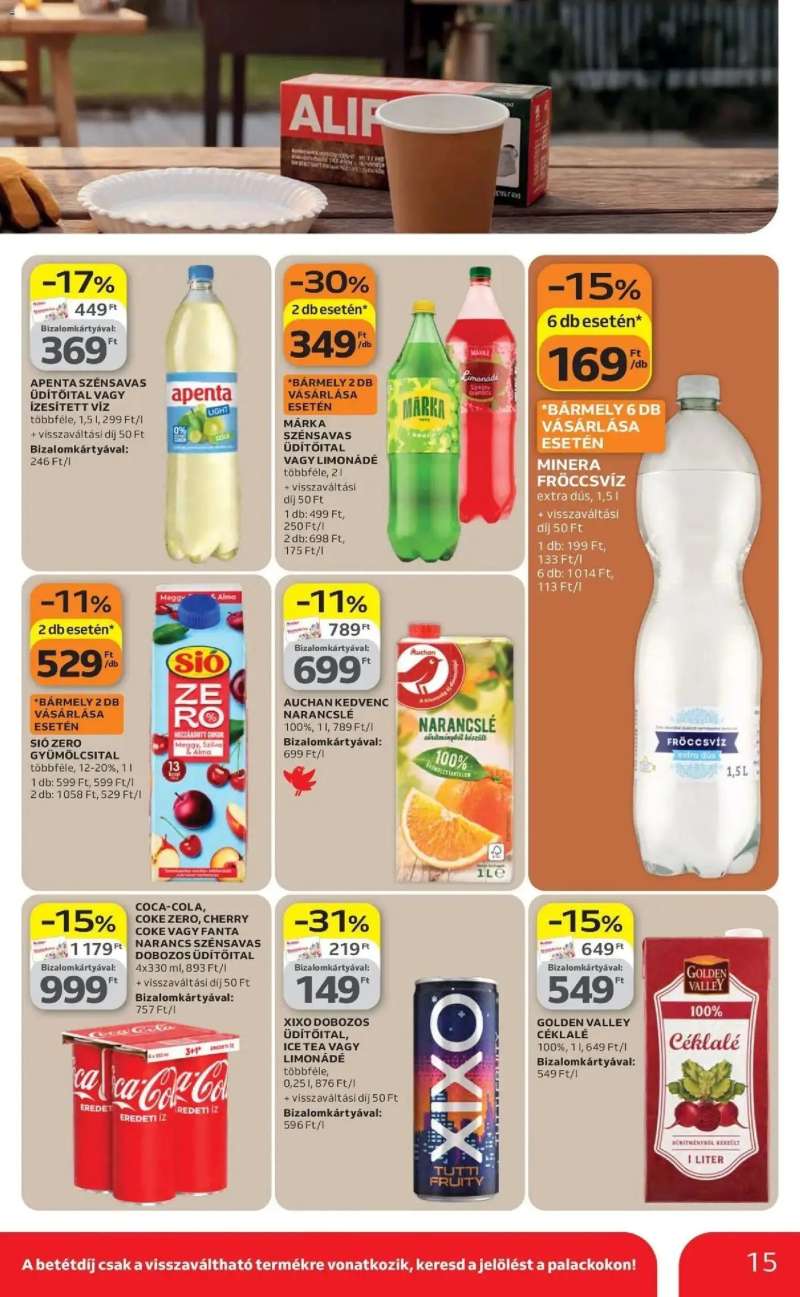 Auchan Auchan akciós újság Szeged 15 oldal